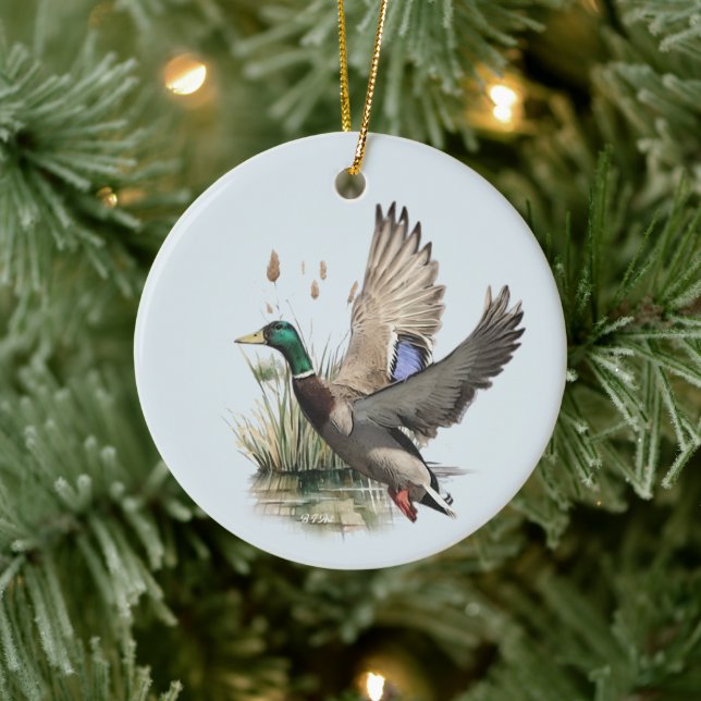 Décoration En Céramique La chasse ultime au canard (Arbre)