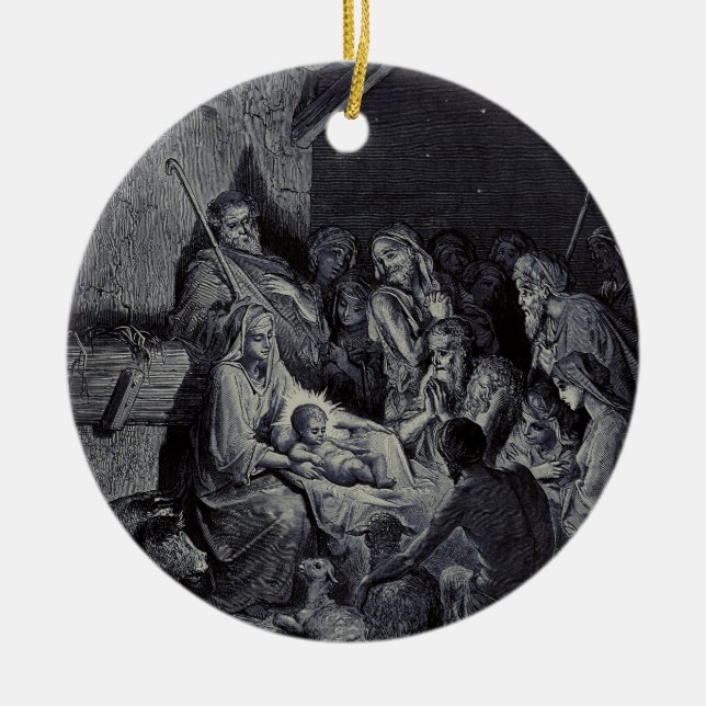 Décoration En Céramique La crèche biblique (Devant)