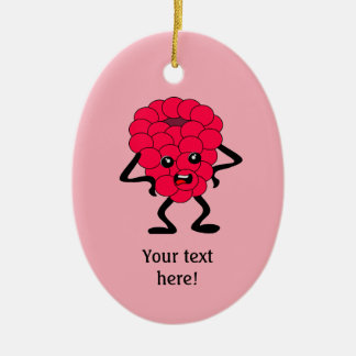 Décoration En Céramique La framboise embêtée n'est pas impressionnée - per
