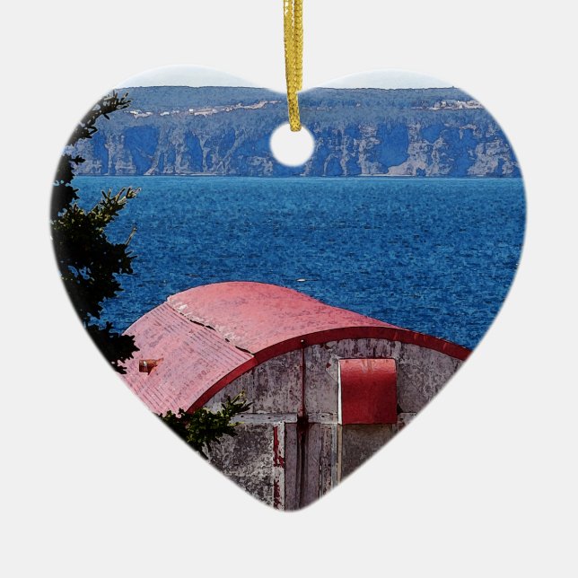 Décoration En Céramique La grange (Devant)