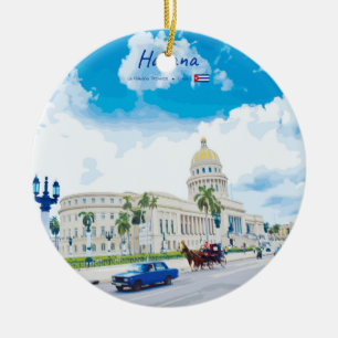 Décoration En Céramique La Havane, Cuba - Âme Classique Vintage