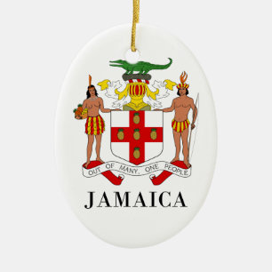 Décoration En Céramique La JAMAÏQUE - symbole/manteau des