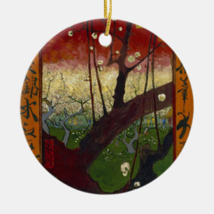 Décoration En Céramique La japonaise de Van Gogh après Hiroshige