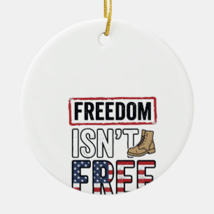 Décoration En Céramique La liberté n'est pas gratuite modèle de t-shirt pa