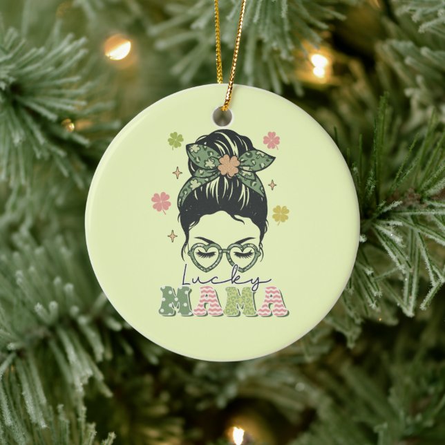 Décoration En Céramique La Lucky Mama de St. Patrick (Arbre)