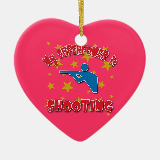 Décoration En Céramique La ma superpuissance tire (Devant)