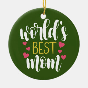 Décoration En Céramique La meilleure fête des mères de maman au monde O