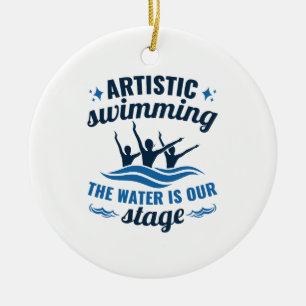 Décoration En Céramique La natation artistique La natation synchronisée L'