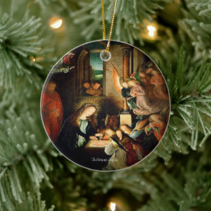 Décoration En Céramique La Nativité 1495