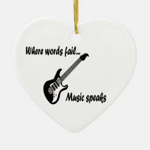Décoration En Céramique Là où les mots échouent, la musique parle
