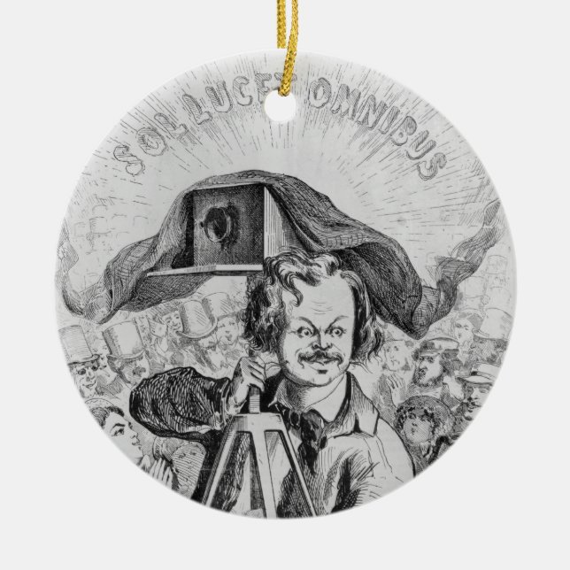 Décoration En Céramique "La Photographie, Nadar (1820-1910) le grand (! ! (Devant)