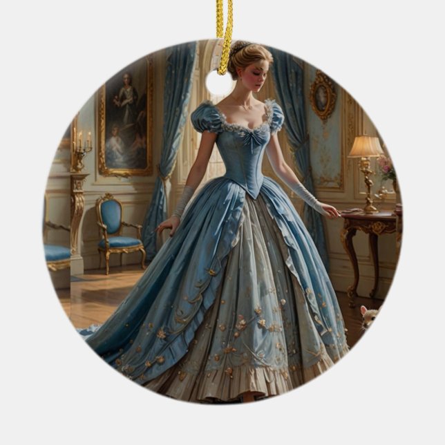 Décoration En Céramique La princesse secrète du château (Devant)