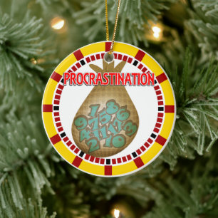 Décoration En Céramique La procrastination est un voleur de temps