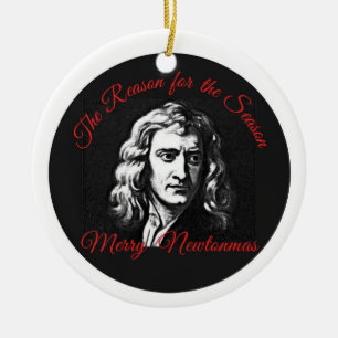 Décoration En Céramique La raison de la saison - joyeux Newtonmas