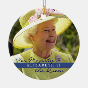 Décoration En Céramique La Reine Elizabeth de l'Angleterre
