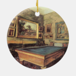 Décoration En Céramique La salle de billard chez Menil Hubert par Edgar De