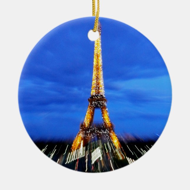 Décoration En Céramique La Tour Eiffel de Paris (Devant)