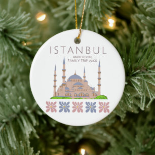 Décoration En Céramique La ville florale d'Istanbul