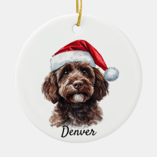 Décoration En Céramique Labradoodle personnalisé