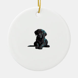 Décoration En Céramique Labrador Puppy