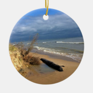 Décoration En Céramique Lac Michigan, Sheboygan, Wisconsin