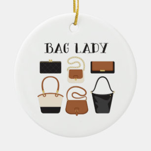 Décoration En Céramique Lady Bag