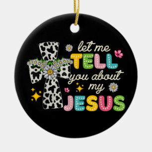 Décoration En Céramique Laissez-Moi Vous Parler De Mon Jésus Super Christi