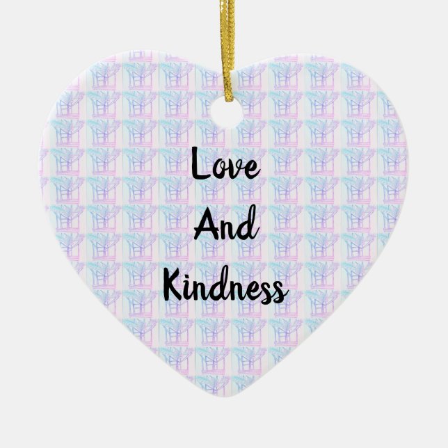 Décoration En Céramique L'Amour Abstrait Et La Sainteté (Devant)