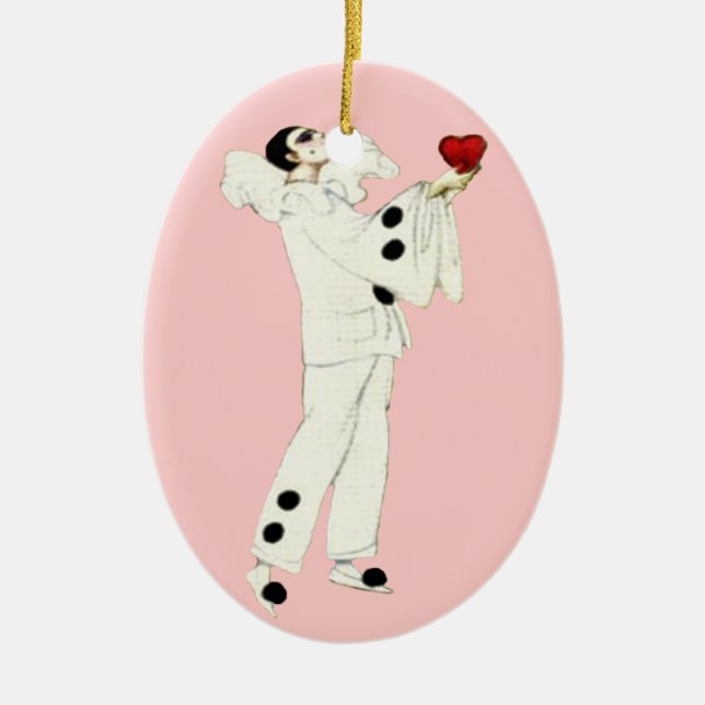 Décoration En Céramique L'Amour de Pierrot (Devant)