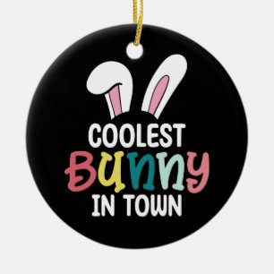 Décoration En Céramique Lapin Le Plus Cool En Ville Lapin De Pâques Lapin 