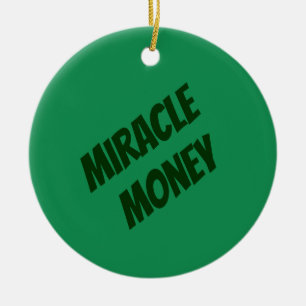 Décoration En Céramique L'argent miracle est entre mes mains