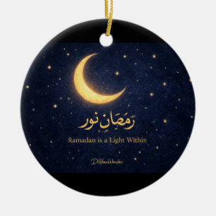 Décoration En Céramique L'art islamique de la lune de Ramadan – Ramadan es
