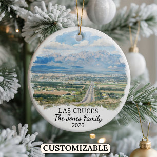 Décoration En Céramique Las Cruces personnalisé, Nouveau-Mexique sur mesur