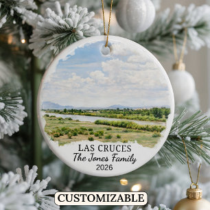 Décoration En Céramique Las Cruces personnalisé, Nouveau-Mexique sur mesur