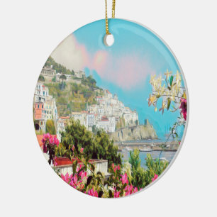 Décoration En Céramique ldp AMALFI - panorama - Côte d'Amalfi