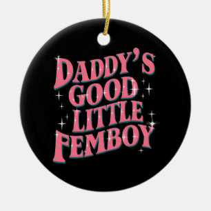 Décoration En Céramique Le bon petit femboy de papa LGBT Gay Pride Femoby