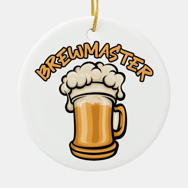 Décoration En Céramique Le Brewmaster a besoin d'une bière (Devant)
