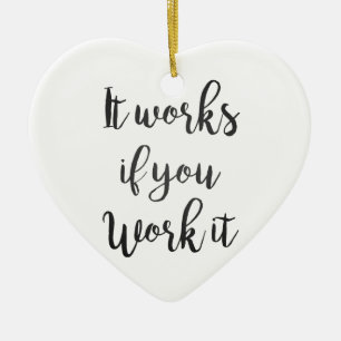 Décoration En Céramique Le cadeau de citation de récupération d'étape d