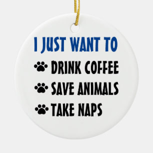 Décoration En Céramique Le café de boissons, animaux d'économies, prenne