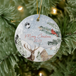 Décoration En Céramique Le cardinal traditionnel des cerfs-volants en hive