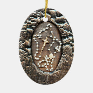 Décoration En Céramique Le chapelet et la prière pour la guérison