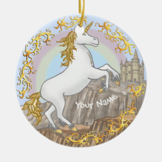 Décoration En Céramique Le château de Unicorn