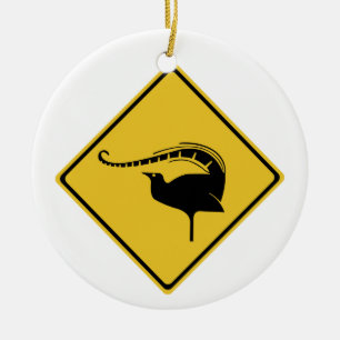 Décoration En Céramique Le croisement de l'oiseau-lyre, trafiquent le