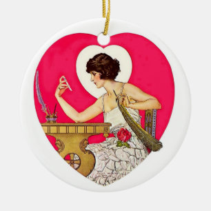 Décoration En Céramique Le désir du coeur par C Coles Phillips