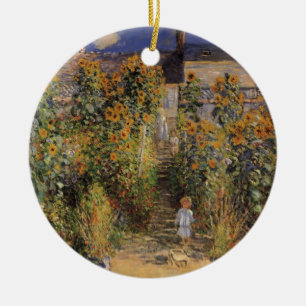 Décoration En Céramique Le Jardin de l'artiste à Vétheuil de Claude Monet