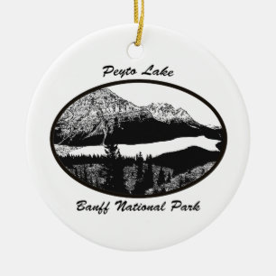 Décoration En Céramique Le lac Peyto