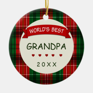 Décoration En Céramique Le meilleur cadeau du grand-papa du monde (tout