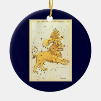 Décoration En Céramique Le miroir de Leo le lion Vintage Constellation Ura