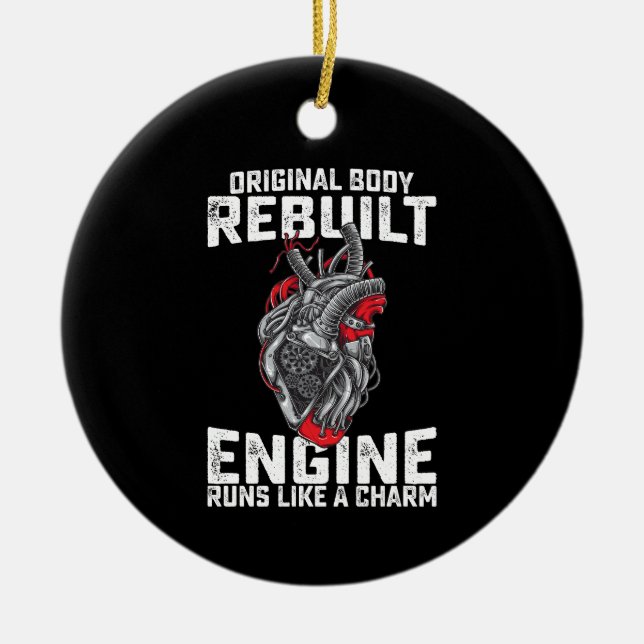 Décoration En Céramique Le Moteur D'Origine Corps Reconstruite Fonctionne  (Devant)