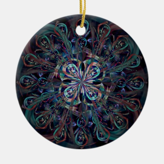 Décoration En Céramique Le paon (Devant)